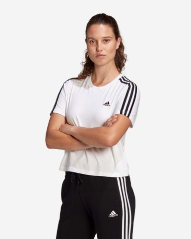 Essentials Loose 3-Stripes Cropped
