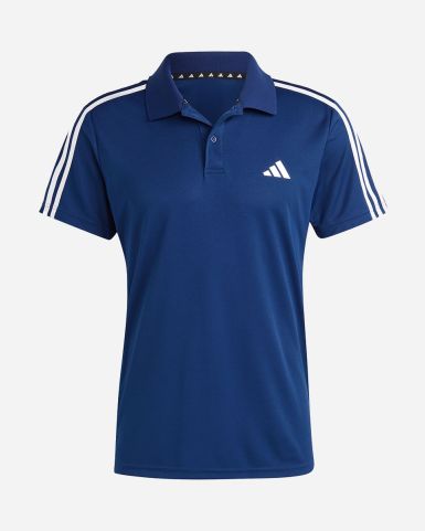 Train Essentials Piqué 3-Stripes Training Polo Shirt