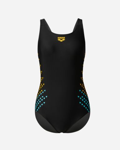 Toughsuit 側logo印花 基礎x背訓練連身泳衣