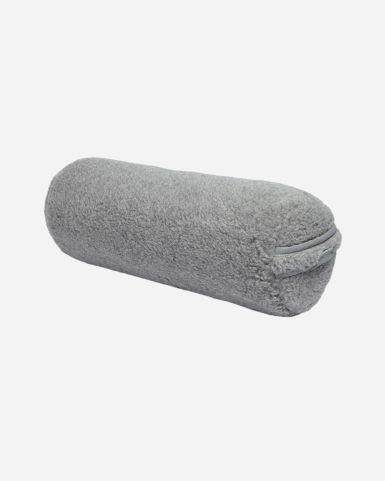 羊毛圓形瑜珈枕
 - 灰